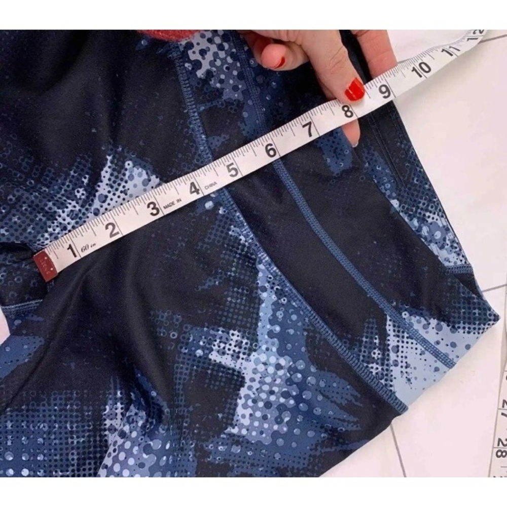 Athleta Electric Sonar Capri Leggings Womens XS Blue‎ Gym Active Athletic 152878 - Picture 4 of 12